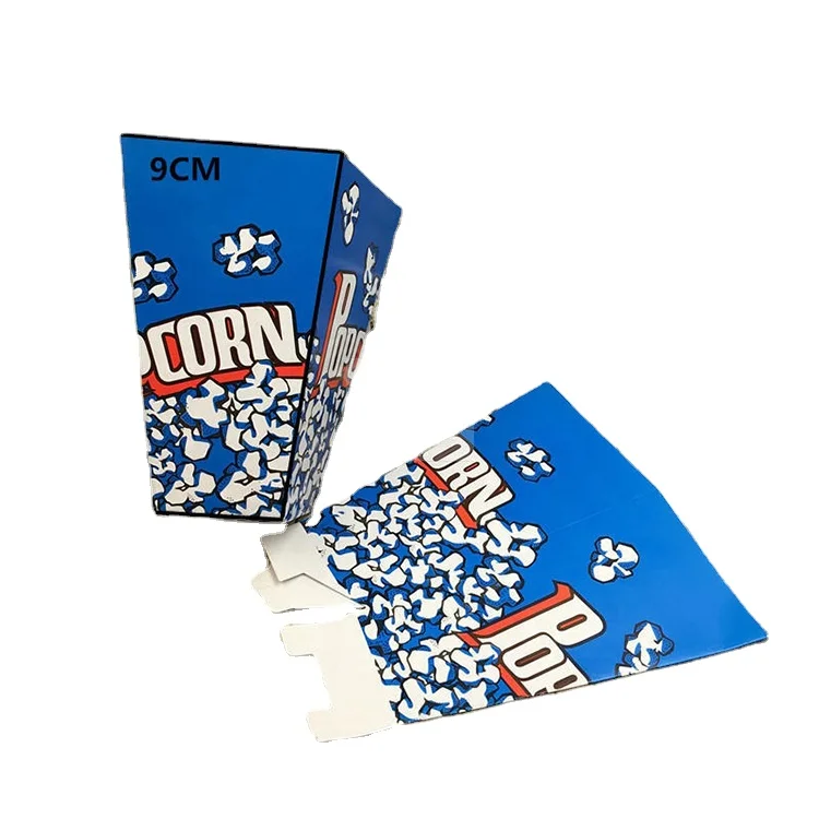 CLP Cholyn Wholesale customized logo food grade popcorn box paper folding popcorn packaging boxes