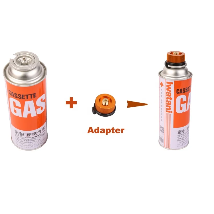Ultra slim camping gas stove adapter