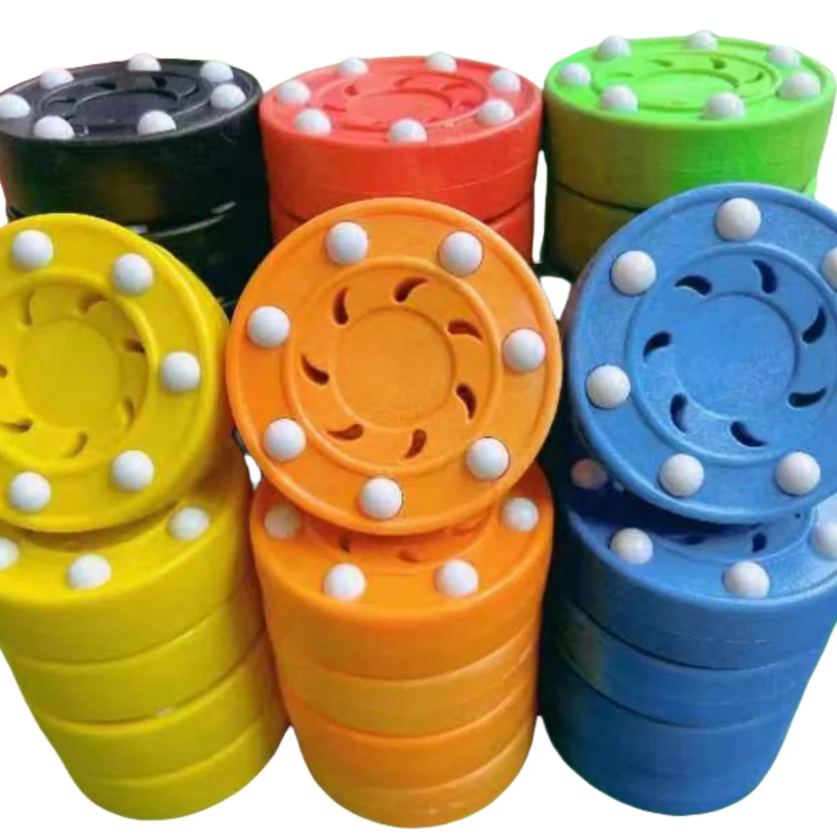 Factory Hockey Balls Custom Logo Brand Ice Field Ball Hockey Puck For Training Inline Hockey Equipment