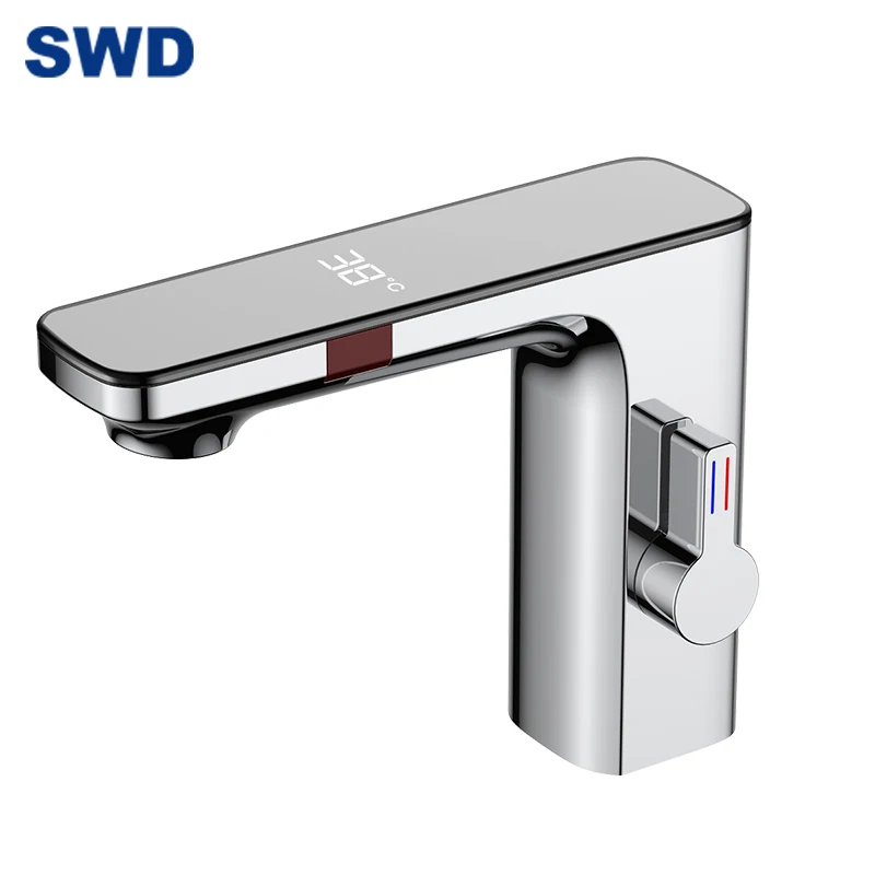 Bathroom Hotel New Design Auto Water Tap Induction Vanity Faucet Automatic Touchless Faucet Sensor Basin Tap Sink Faucet