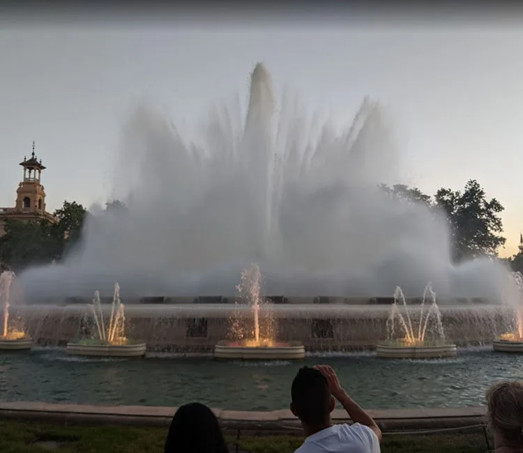 Artwatershow большой современный музыкальный фонтан парк декоративный очаровательный полноцветный светодиодный свет
