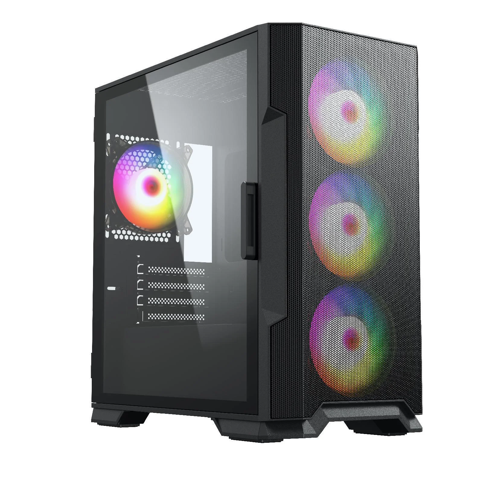 New Design Factory Gaming Computer Case Atx Pc Case Hd Usb3.0 Tempered Glass Computer Case & Towers Server Chassis