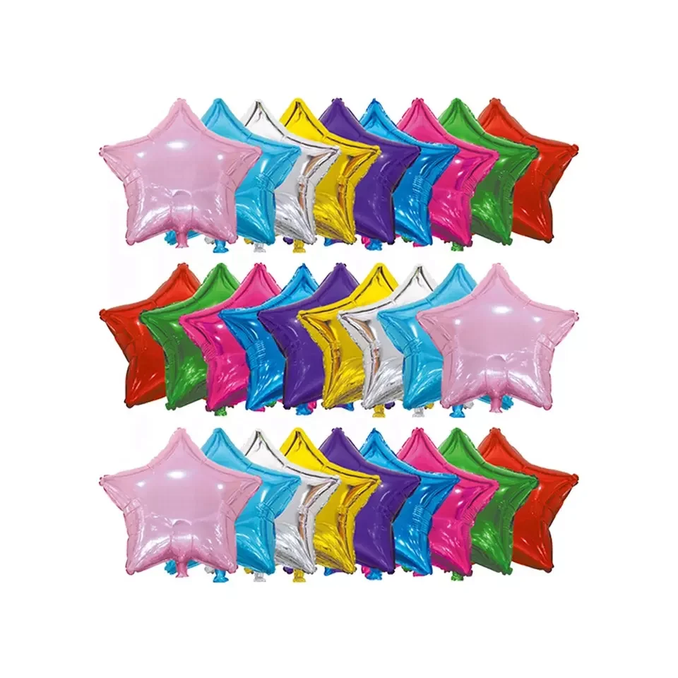 5 10 18 24 inch inflatable birthday party decorations rose gold helium star shape foil balloons