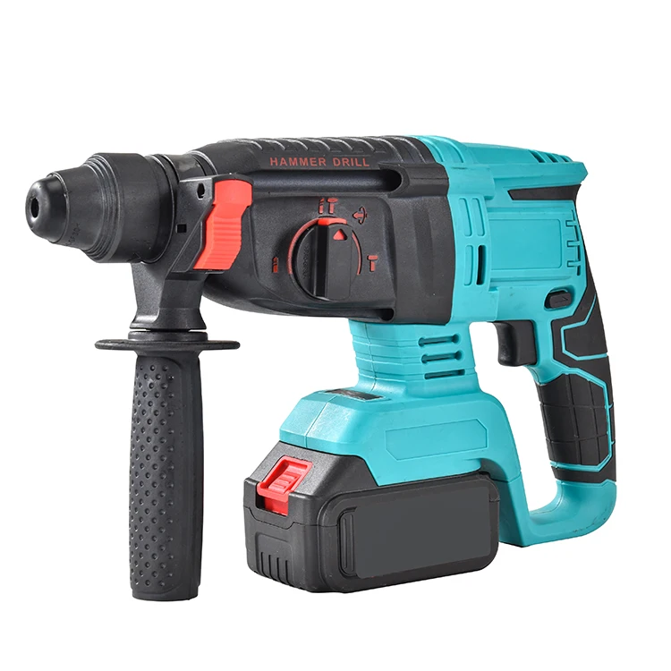 650w Electric Power Tools Portable Lithium Battery Rotary Demolition Hammer Drill Machine Electric Hammer