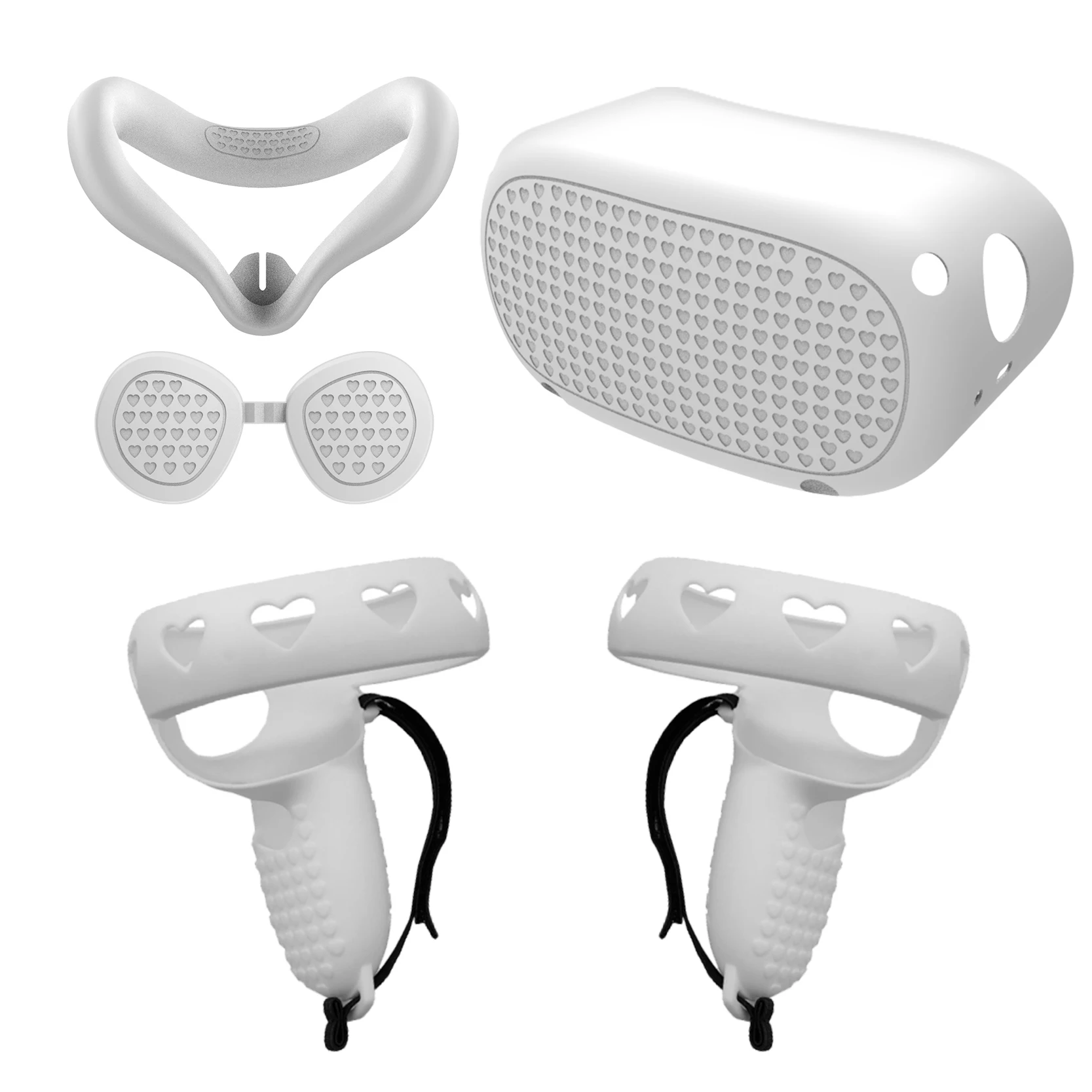 Силиконовая Защитная крышка HOXC, ручной контроллер, съемная крышка для лица, предотвращает утечку света, пыленепроницаемый, моющийся