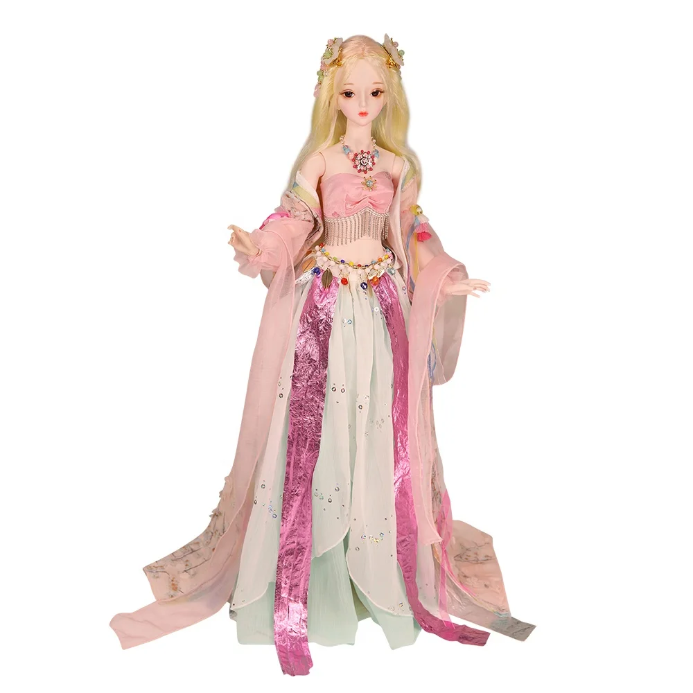 Dream Fairy 60cm 1/3 bjd doll 34 joints body doris doll bjd full set toys for wholesale