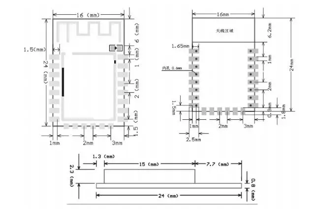 Stock WT32C3 S5 4MB Wireless Network Control MCU WIFI Blue-tooth ESP32-C3 IC Module Compatible with ESP-12F ESP-C3-12F ESP-C3-13