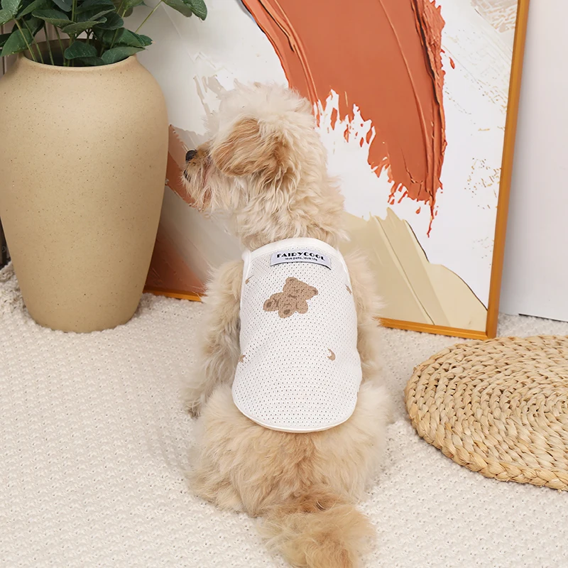 Wholesale Dog Clothes Summer Pet Vest Style Cute Dog Cooling Clothes For Small Medium-Sized Dogs