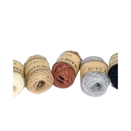 Wholesale Customized Hemp Cord 10m/Roll 5COL./PACK Sisal Yarn Jute Rope Hot Selling Jewelry Findings Acrylic Resin Material