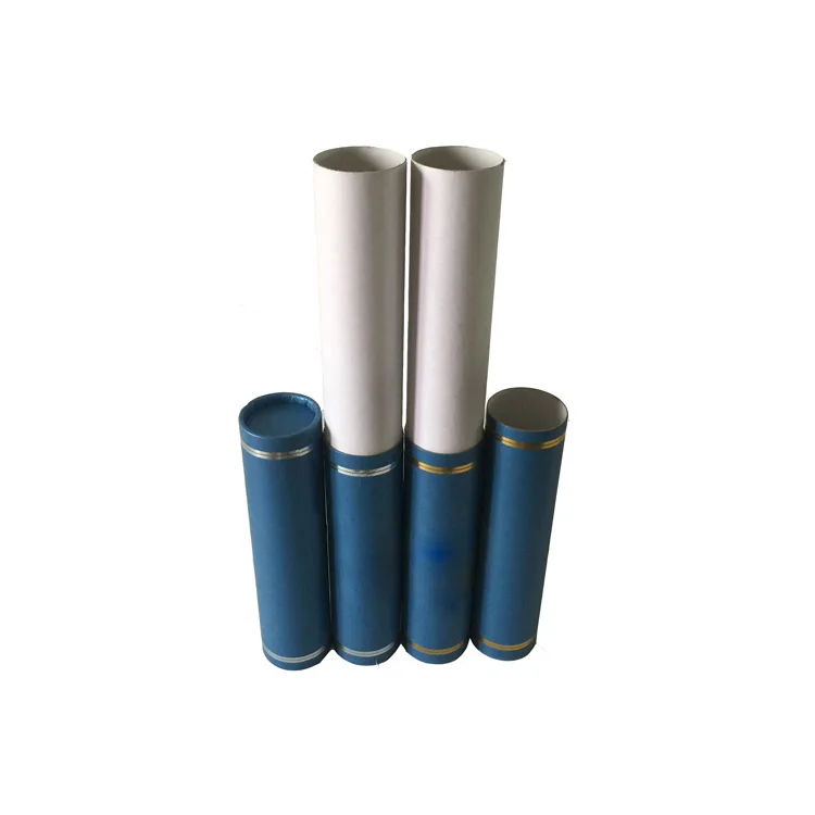 Custom curled top and bottom cylindrical Graduation box Certificate Container Holds Diploma Size A4