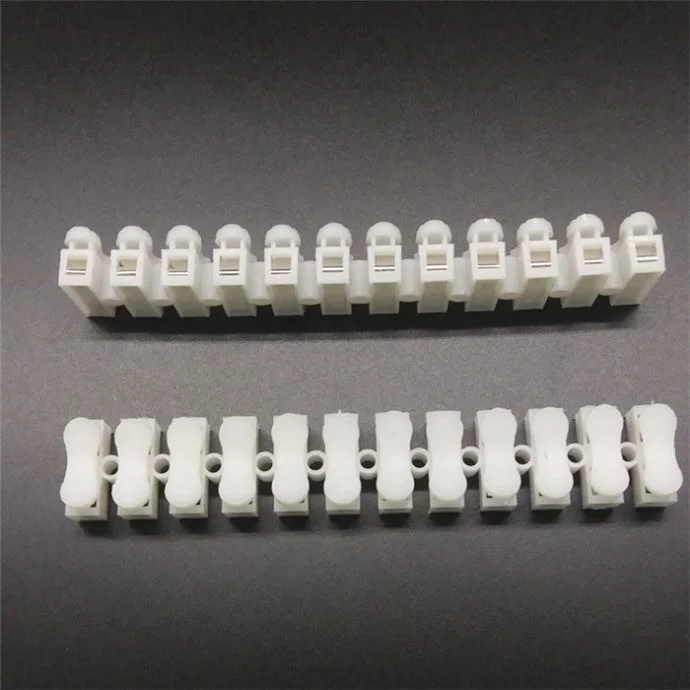 12 Pin Quick Splice Lock Wire Terminals Electrical Wire Connector Strip Fast Connection Push in Cable Terminal Block