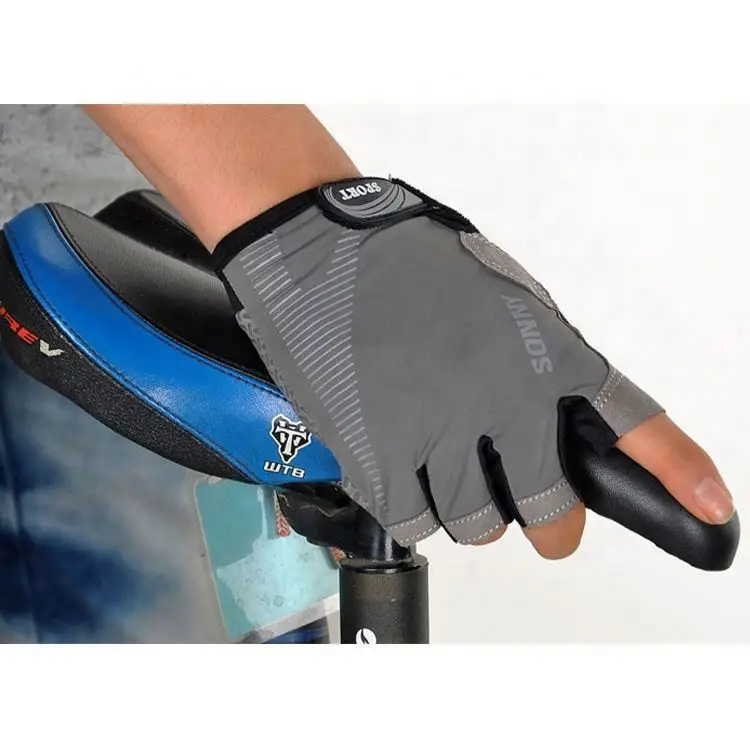 
Ice Silk Half Finger Breathable Riding High Elastic Thin Gloves Sweat-absorbent Breath 