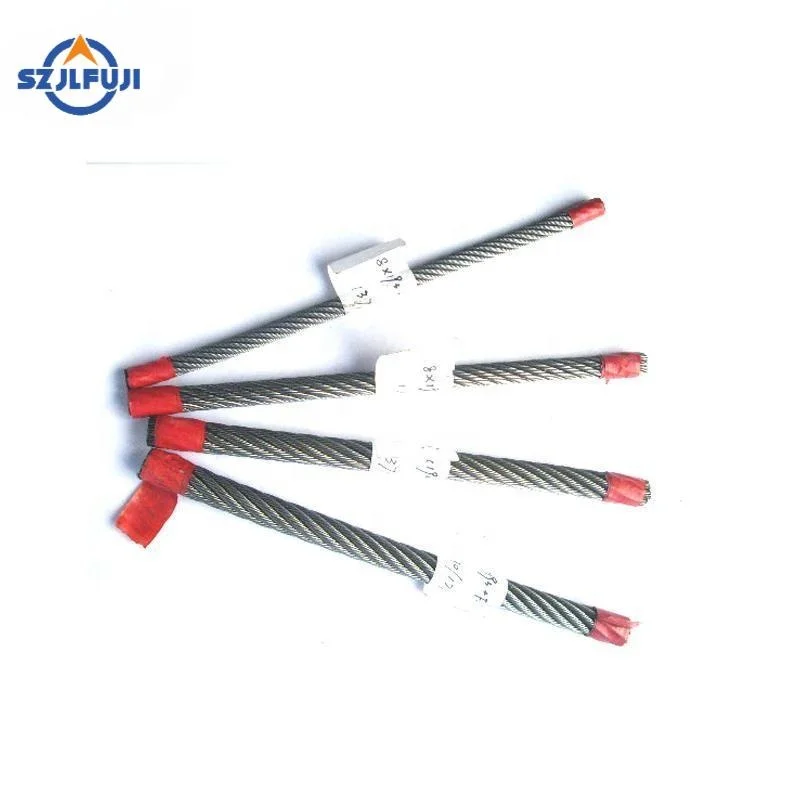 Hot Sell Steel Wire Rope Price 8x19s+FC/IWRC 8mm-13mm for Elevator Machine