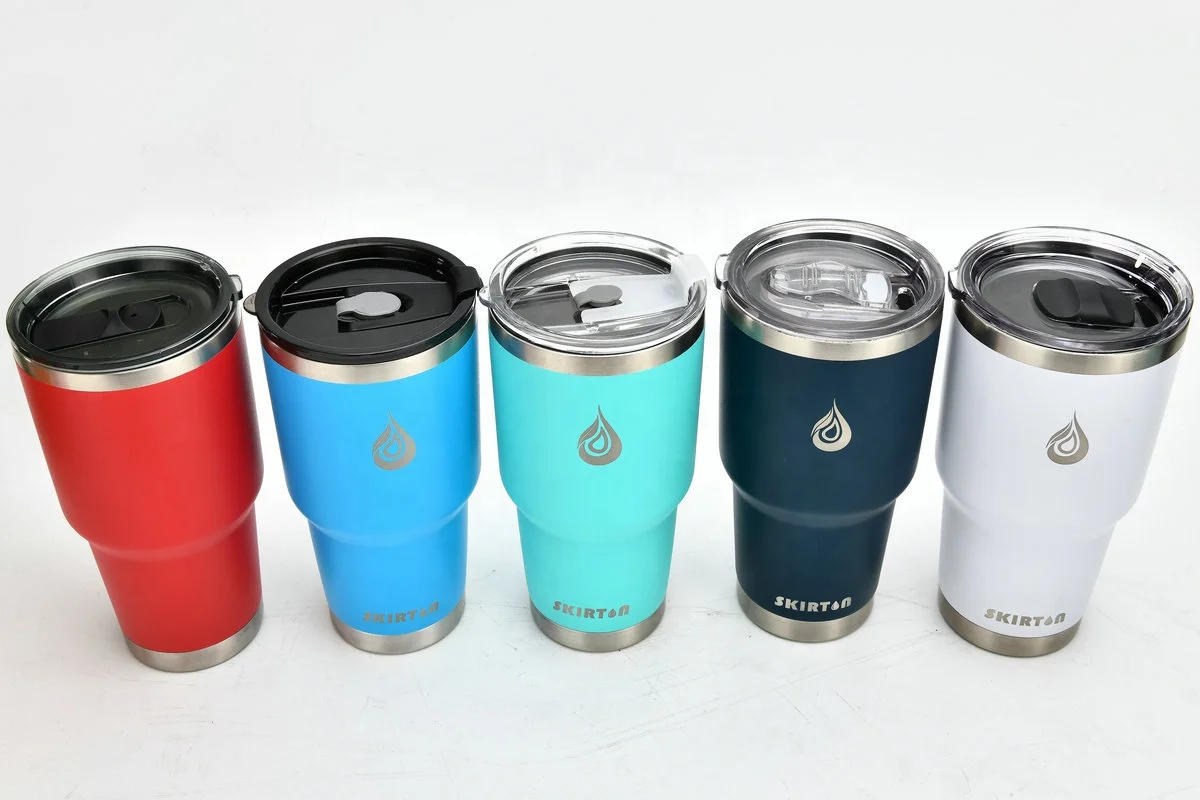 Современный Герметичный вакуумный изолированный двухстенный стакан из нержавеющей стали 30 унций с крышкой соломы yeticooler tumbler