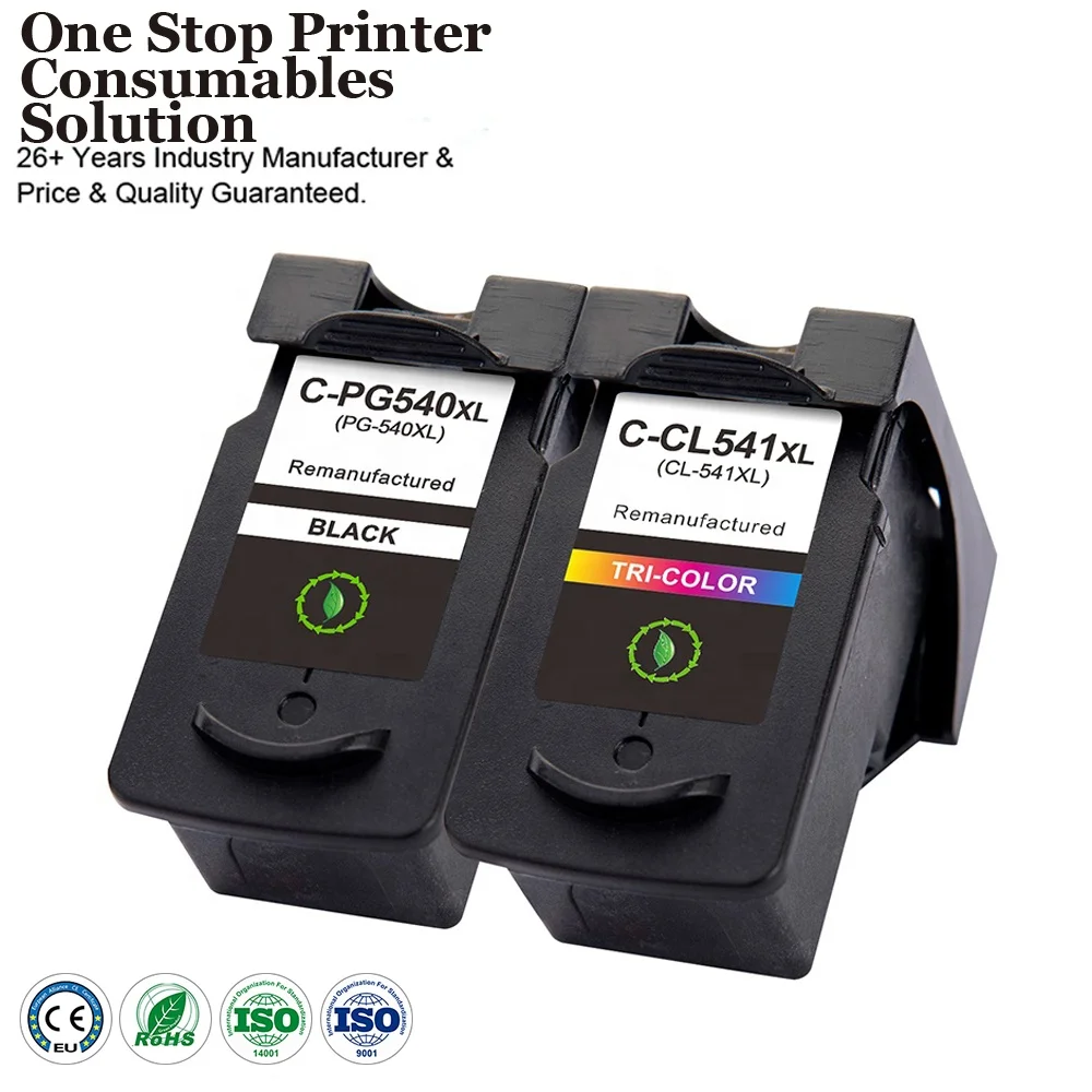 Чернила POWER PG540 PG-540 PG 540 XL CL541 CL-541 CL 541 XL черный Восстановленный цветной струйный картридж для Canon MX435 MX515