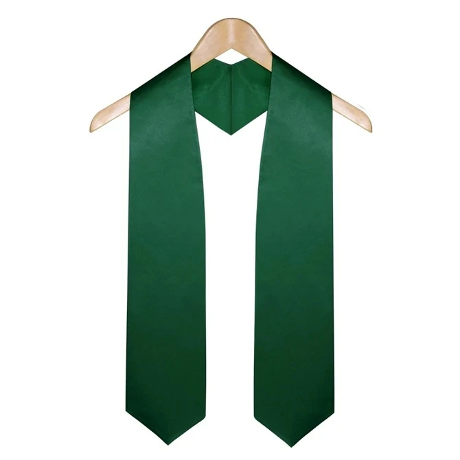 Green University Colleague High School Graduation Stole