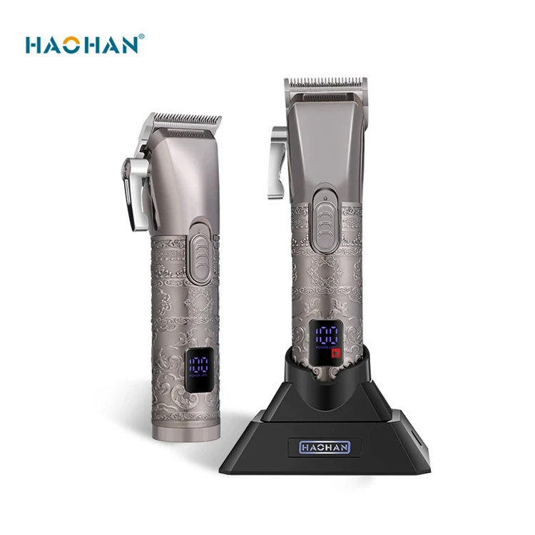 Haohan Hot Selling Hair trimmer Vintage  Recargable Barber Hair Clippers Machine Professional Hair Trimmer for Men