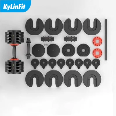  Портативные металлические регулируемые гантели Kylinfit гимнастический тренажер для тренировок 20 кг 24 32 на