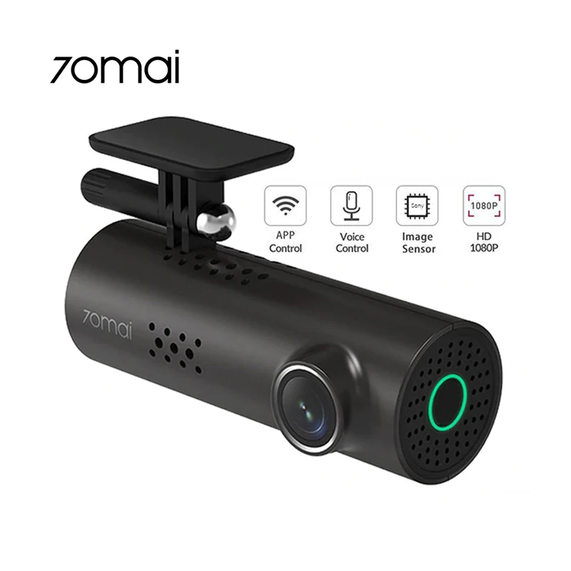 DDPAI N1 Dual Dash Cam 1080p DDPai Car Video Recorder Black Box with 1296p Resolution LCD Screen Night Vision H.264 Video Format