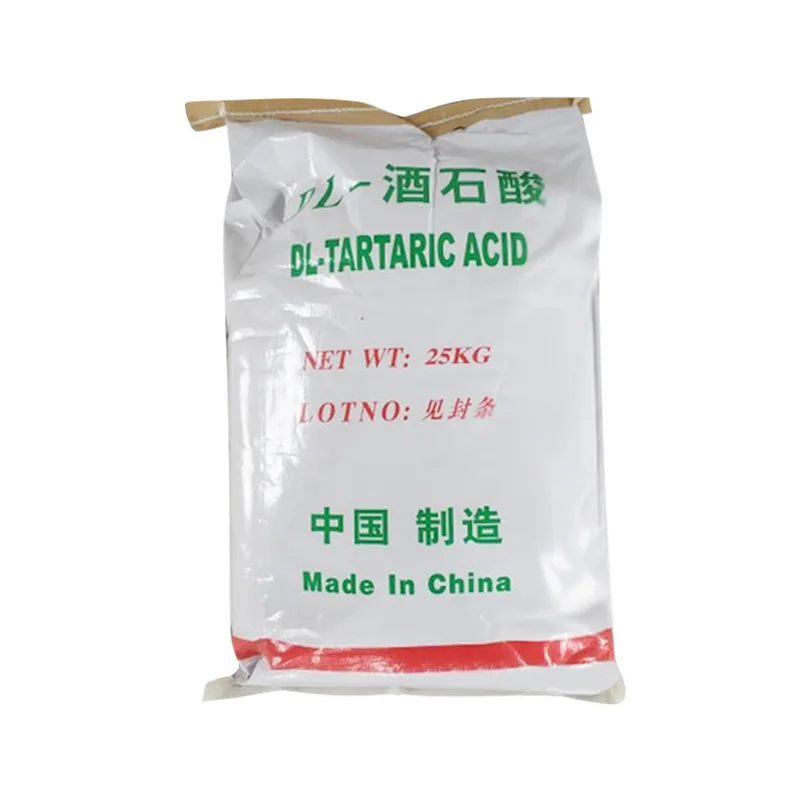 China Supplier Food Grade Kosher L/DL/D 99% Tartaric Acid