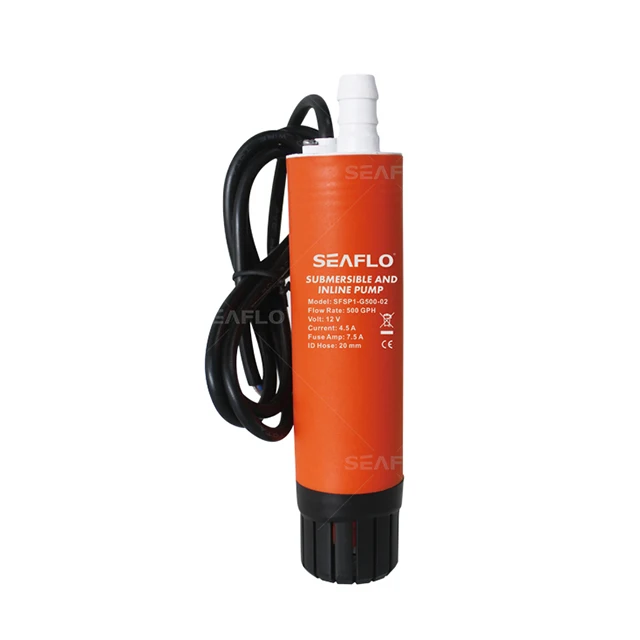 SEA FLO 12 В Солнечная погружная и Inline водяная Насосная машина Dc насос