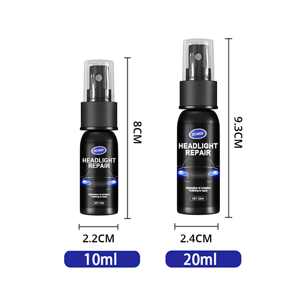 Средство для полировки автомобильных фар, жидкость для удаления царапин и восстановления фар