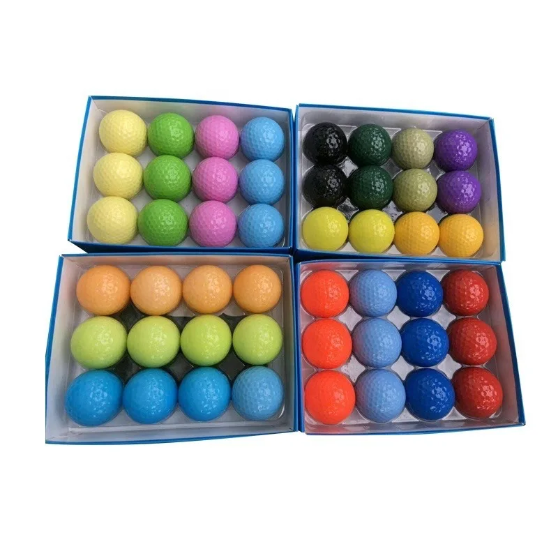 High Quality Double-Layer Golf Balls and Putter White Color Two-Piece Ball for Indoor Practice Special Gift from Manufacturer