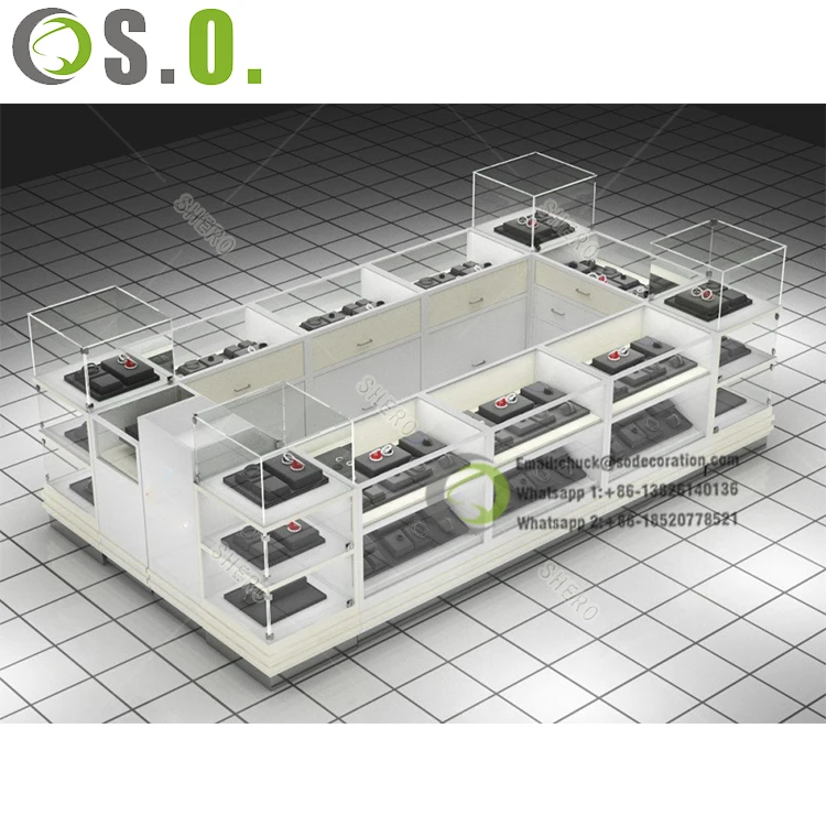 15 21.5 32 43 55 65 75 86 inch new design touch screen jewelry kiosk for phone watch jewelry display transparent lcd showcase