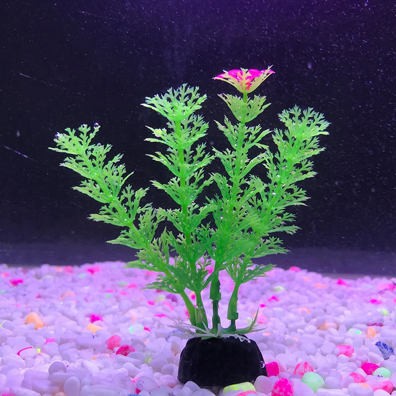 Aquarium Artificial Plastic Plants Decor Aquarium Landscape  Artificial Fish Tank Decorations