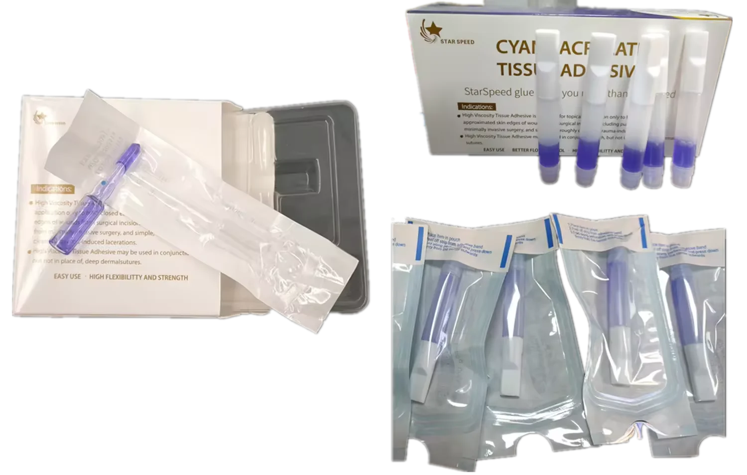 3ml  Veterinary Skin Tissue Glue For Animal Cat And Dog Wound Treatment Vet Glue