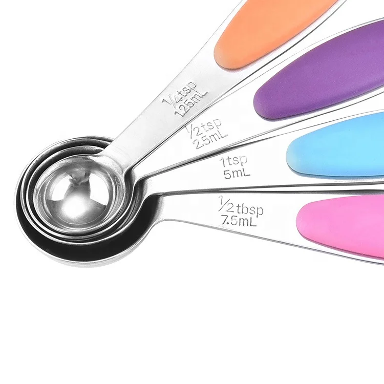 
Household Popular Stainless Steel Coffee Measuring Spoon Easy Cleaning Sugar Measuring Spoon 