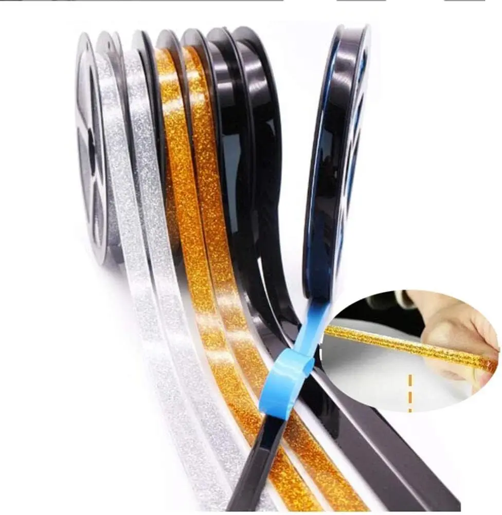 EONBON 6 Meter Self-Adhesive Ceramic Tile Gap Tape, Decorative Tape, Joint Tape Water Repellent for Kitchen, Floor, Wall Edge