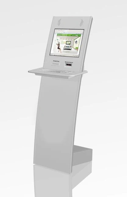 free standing self service touch screen EURO and USD currency exchange kiosk