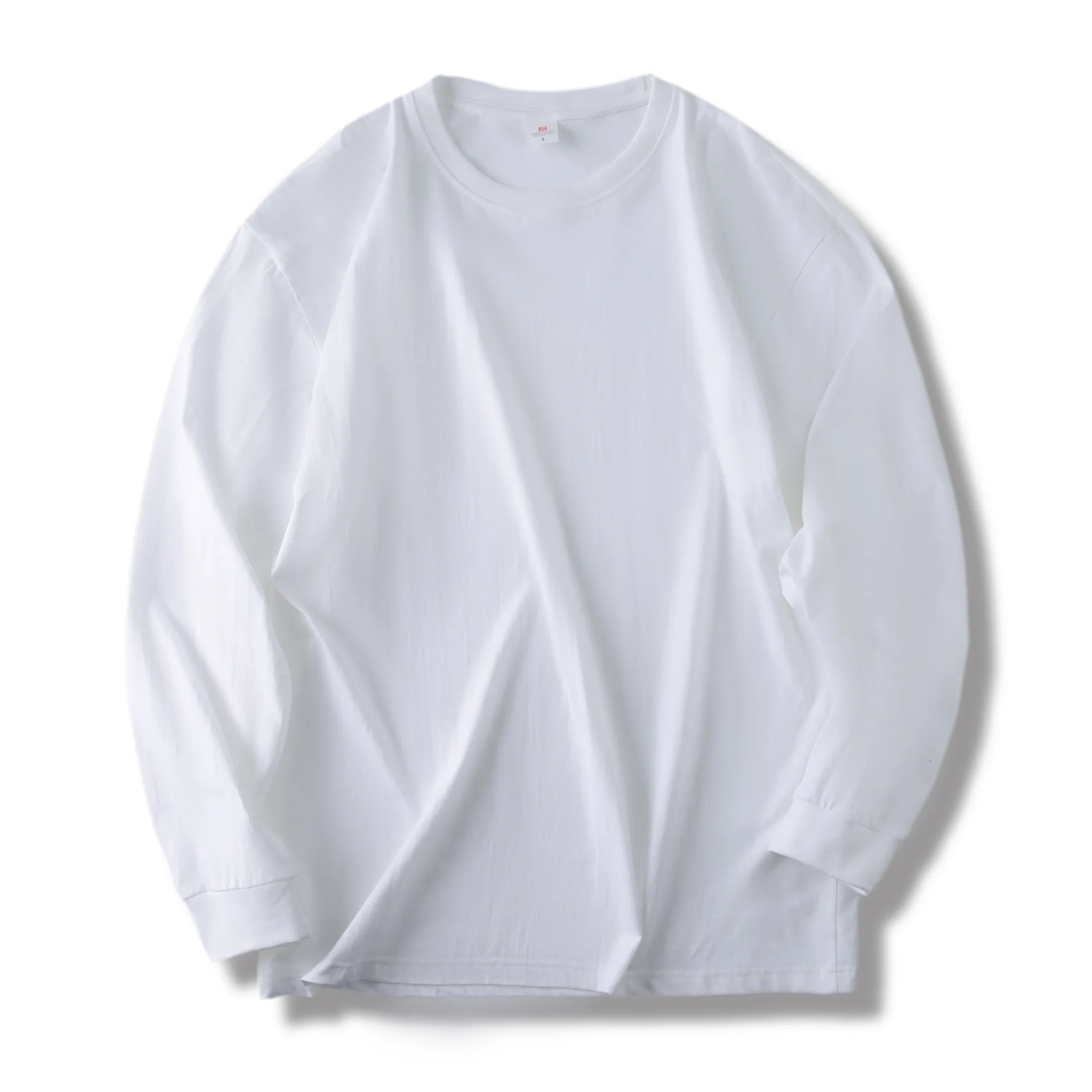 Hot selling 240g 100% pure cotton custom long sleeved T-shirt for women high-quality custom printed long sleeves D16