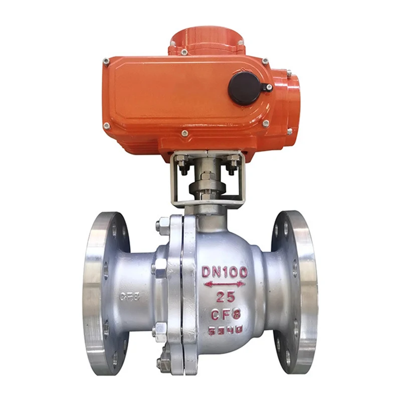 4 Inch Cast Iron High Pressure High Temperature Steam Oil Explosion-Proof Switch Cut-Off Ball Valve 2-Way Electric Ball Valve