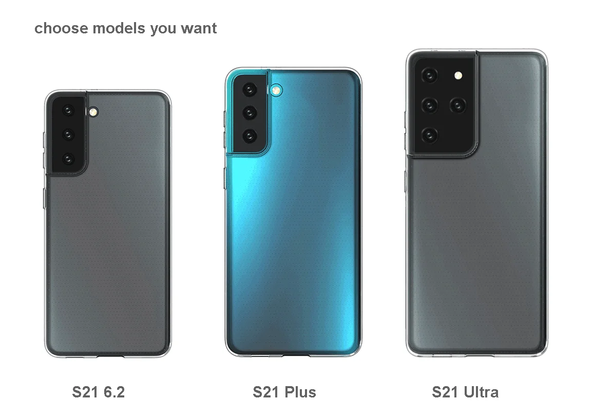  Прозрачный чехол из ТПУ для Samsung S20 Ultra S21 Plus прозрачный мягкий телефона мобильного Note