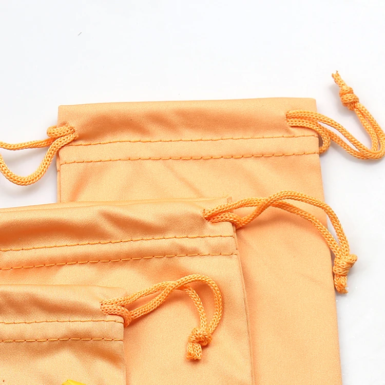 Personally Eco Microfiber 100%Polyester Glasses Pouch With Drawstring Pouch