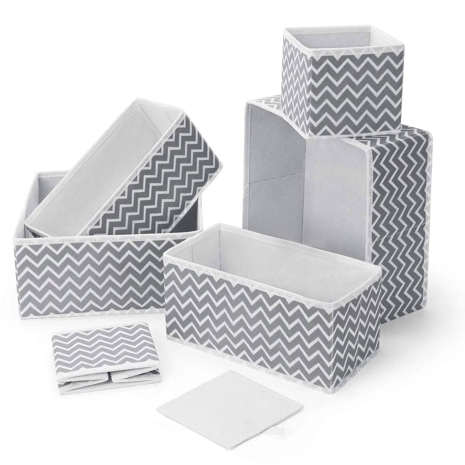 Customized Non Woven Fabric Wardrobe Storage Organizer Foldable Drawer Dividers Underwear bra organizers