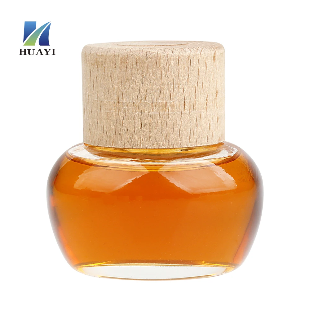 Lids for Perfume Bottles Perfume Cap Hot Sale High Quality Wooden Polishing Artificial Wooden Bottles Packaging HUAYI as Picture