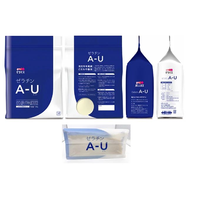 Easy handling packaging jelly desserts frozen foods ice creams manufacturers pork fish edible bovine gelatin