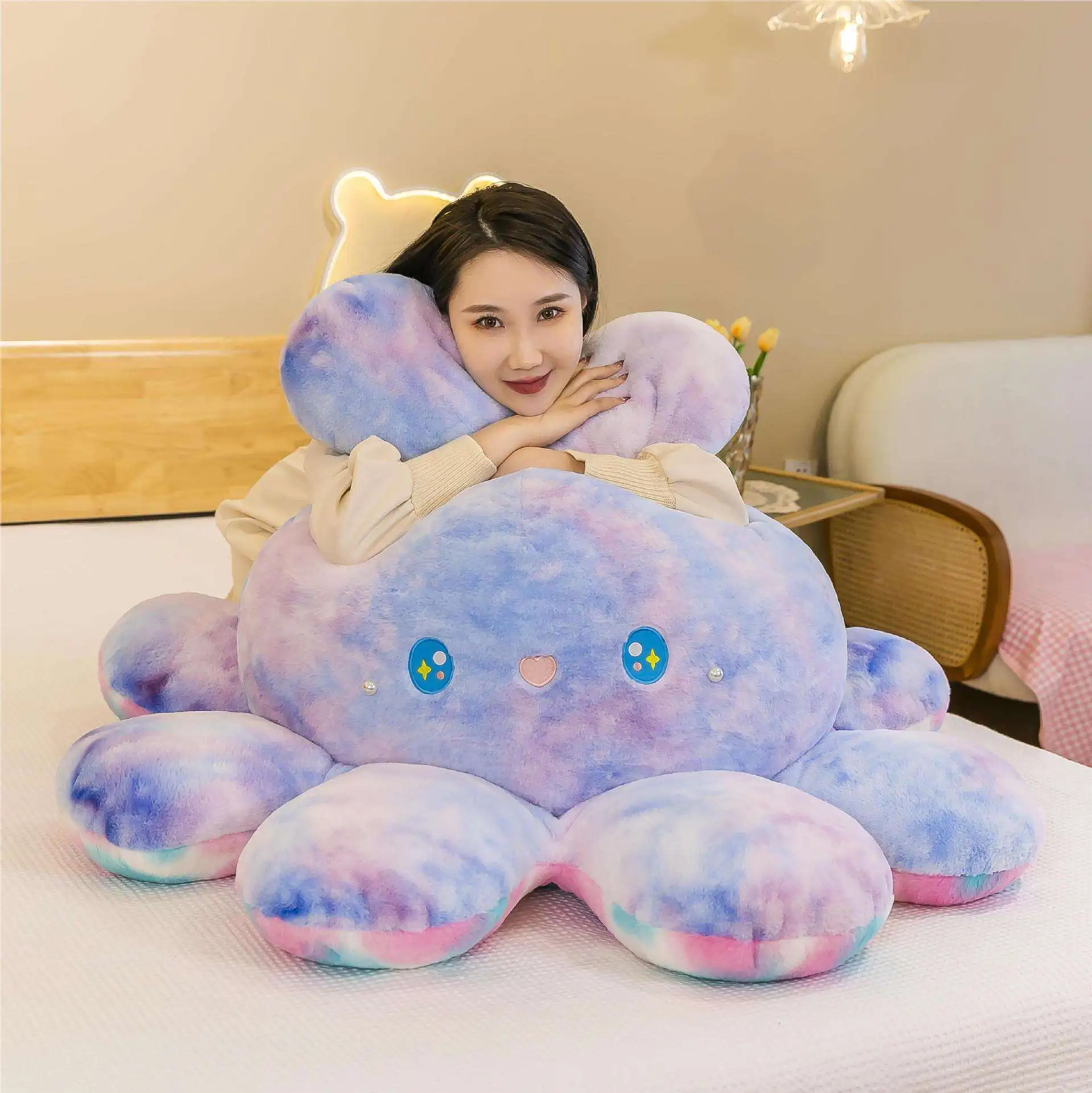 Wholesale Octopus Plush Toy Doll New Colorful Playful Design Plush Pillows PP cotton Animal Plush Toy birthday Gift kids Toys
