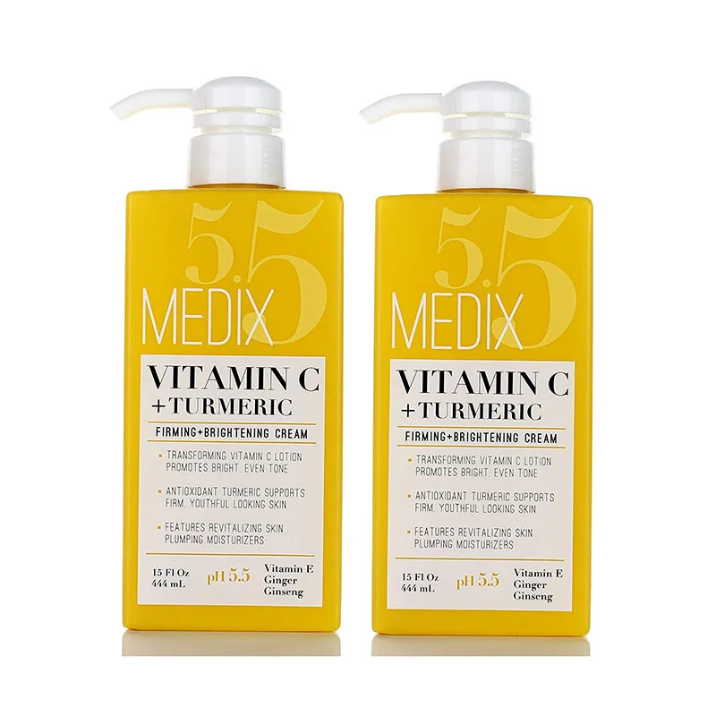 Private Label Vegan Organic Whitening Shower Gel Vitamin C Turmeric Body Wash