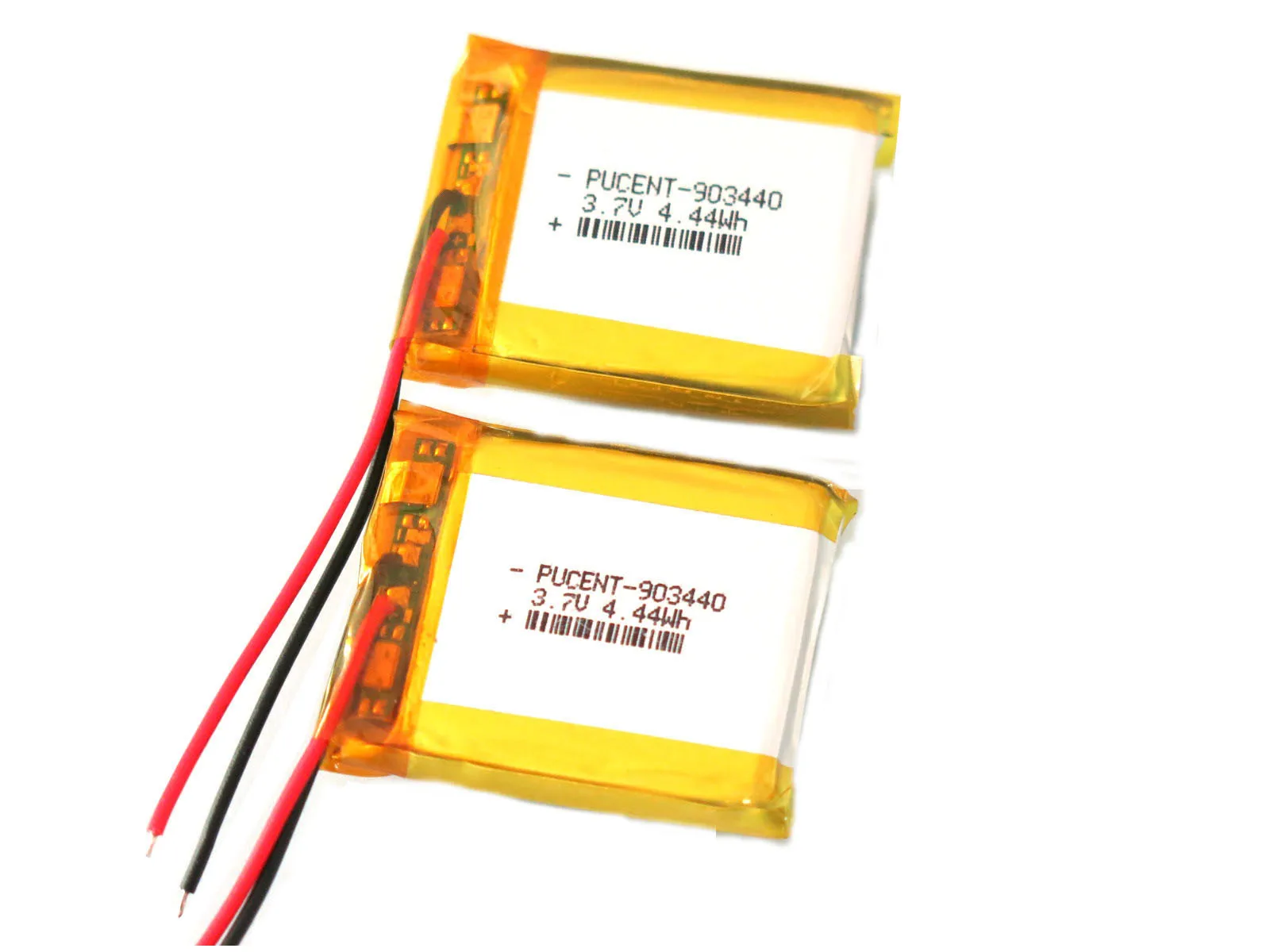 Wholesale custom high quality Lipo Li ion battery pack 903440 103040 lithium polymer battery 7.4V 3.7V 1200mAh 4.44wh battery