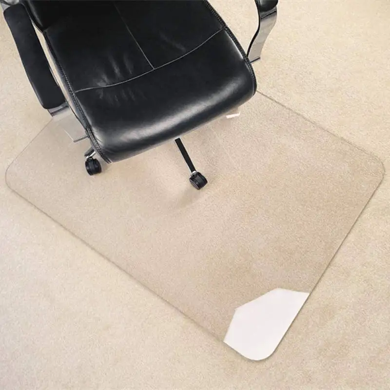 PC transparent plastic wood floor protective pad carpet rotary chair pad office chair mat