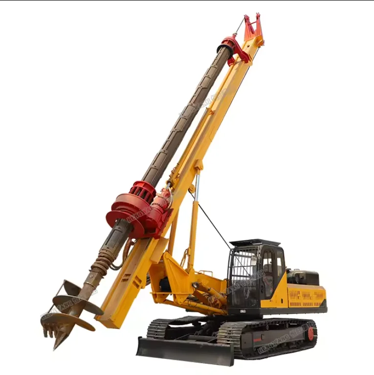 Hengwang 2024 Efficient Pile Auger rotary drilling rig Foreuse rotative Rotary Drilling Machine for Foundation Construction