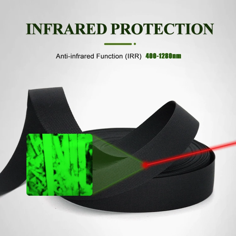 Custom  Nylon 66 Web Binding Tape Parachute Tactical Ribbon Manufacturers 5038 Mil Spec Webbing