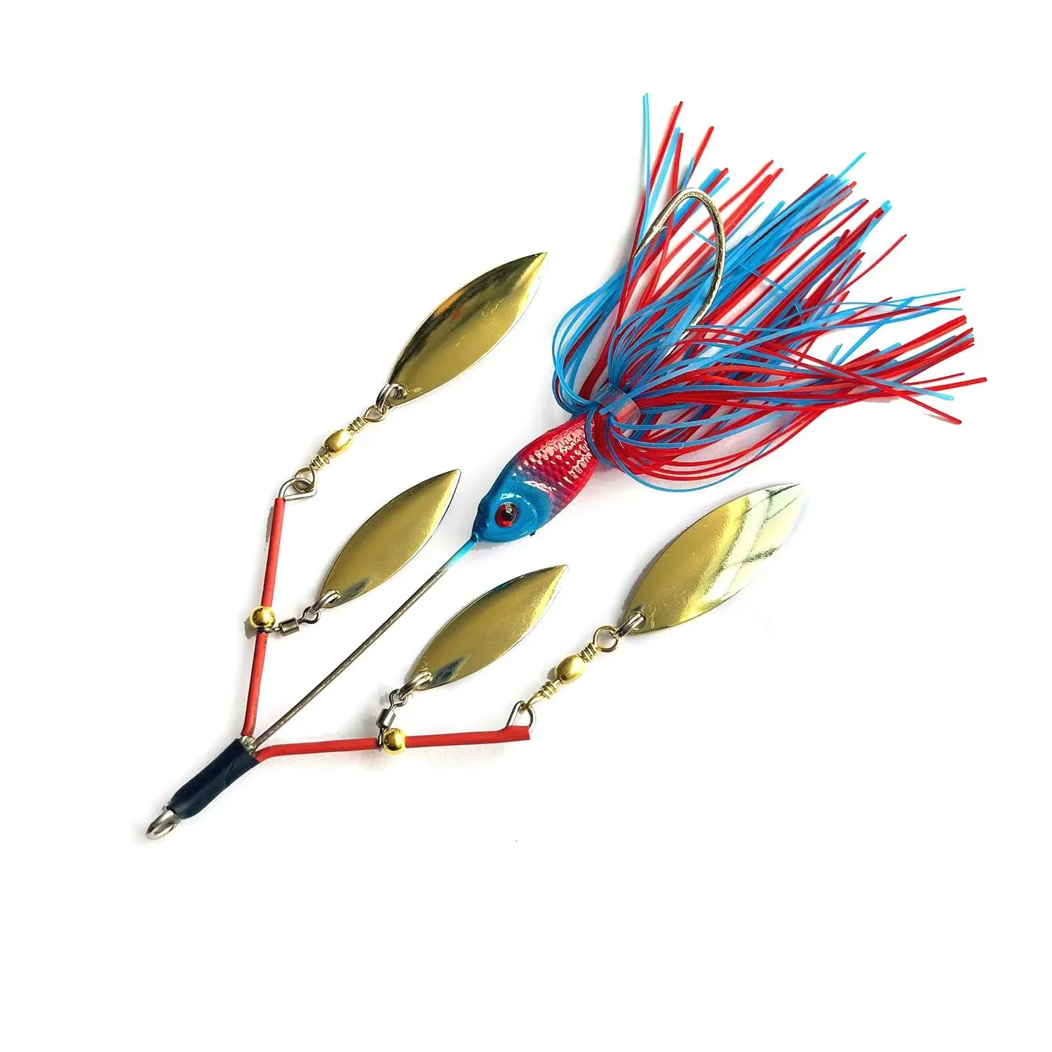 Byloo Fishing Jigs Fishing Lure Bait Tractor Compound Rotating Glitter 13cm 26g Bionic Hard Bait Metal Bait Surface Fish Lure