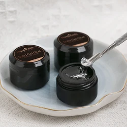 Hanyinails Customize Private Label press on nails paste clear strong adhesion super clear nail tips glue uv gel