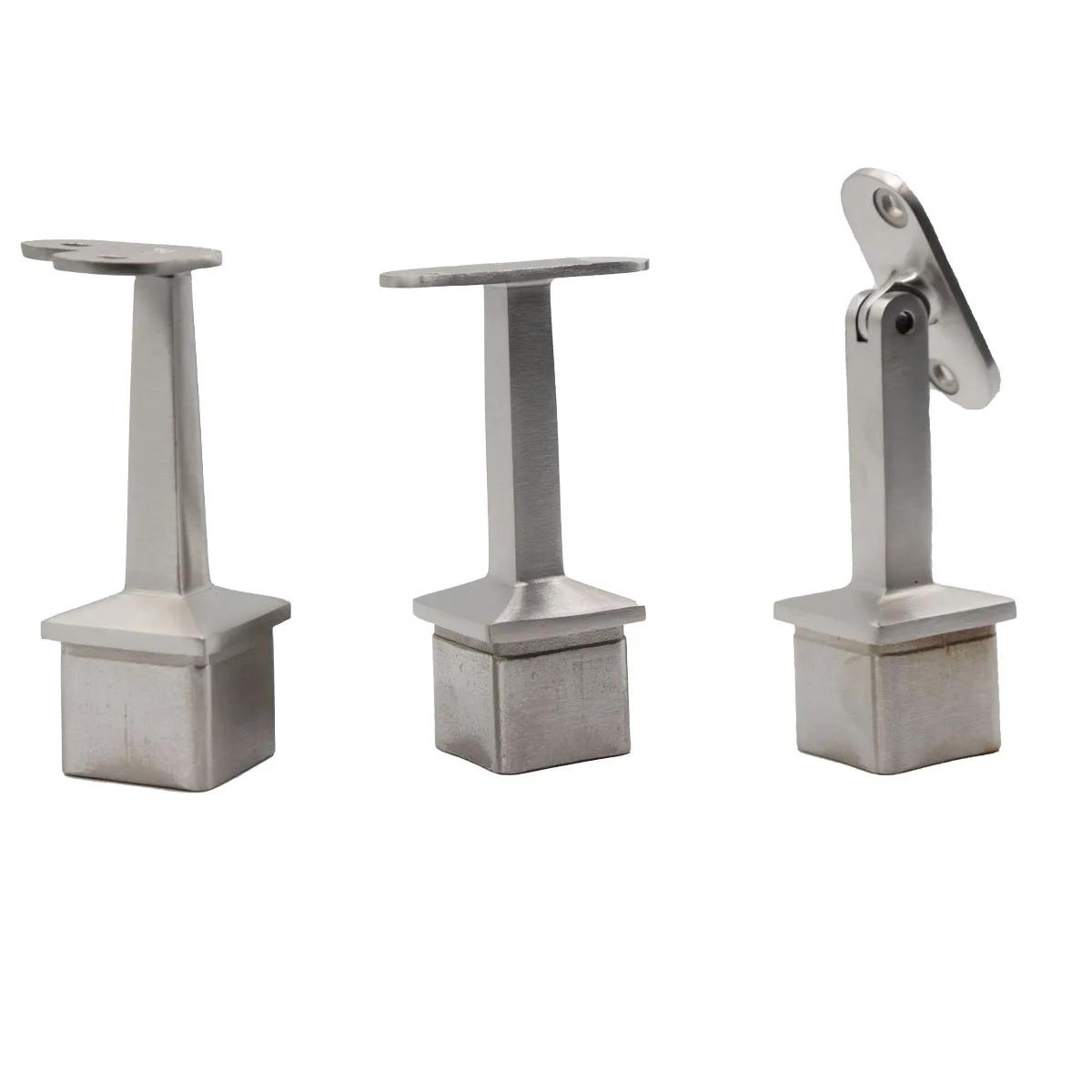 ZD Frameless Balcony Glass Fixing Bracket Stainless Steel Glass Clamp Handrail Holder