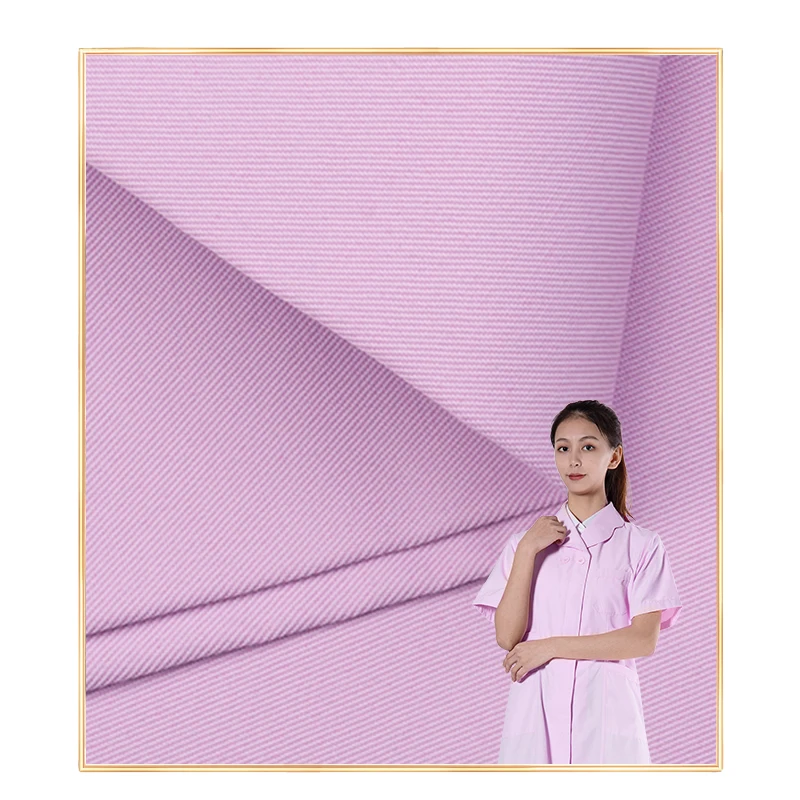Doctors and Nurse Workwear Woven Fabric Polyester-cotton hospital medical clothing fabric textile fabrics materials